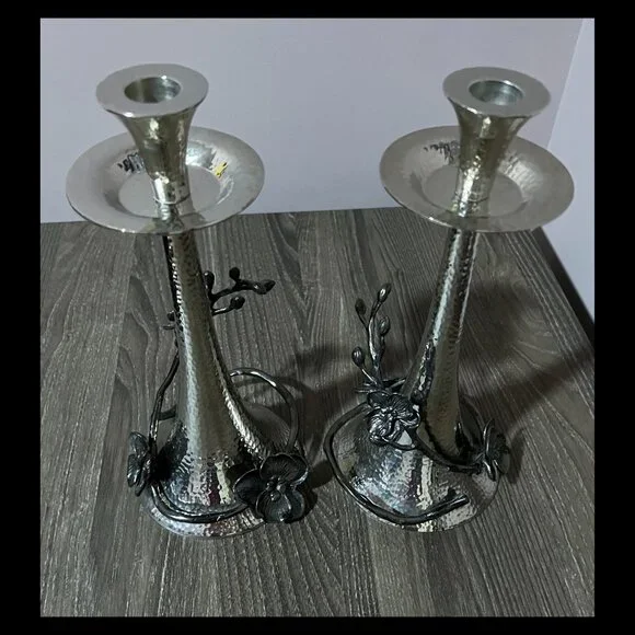 Michael Aram Black Orchid Candleholders